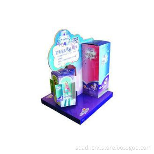 Supermarket Product Pop Cardboard Display Promotion With Ma
